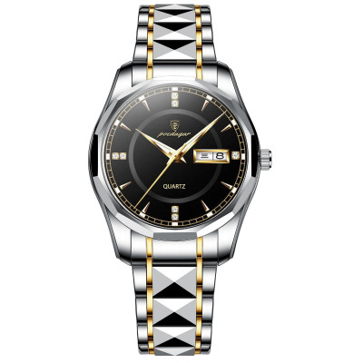 POEDAGAR new trend men's watch men waterproof tungsten steel calendar quartz watch vibrating sound explosion