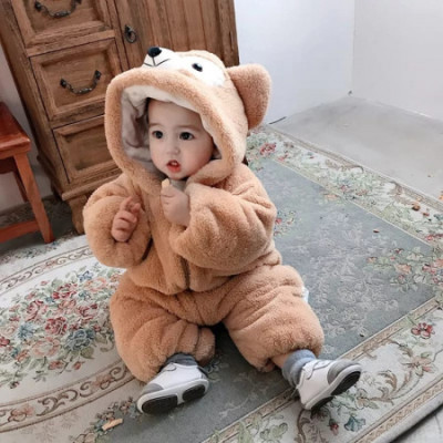 Baby Bear Rompers Gray